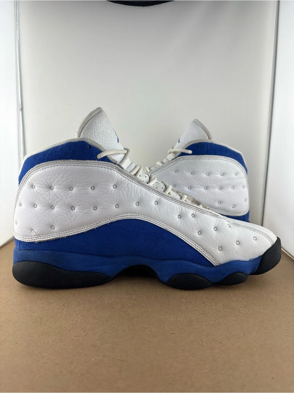Nike Air Jordan 13 Retro White Hyper Royal Blue 414571-117 Men’s Size 10.5